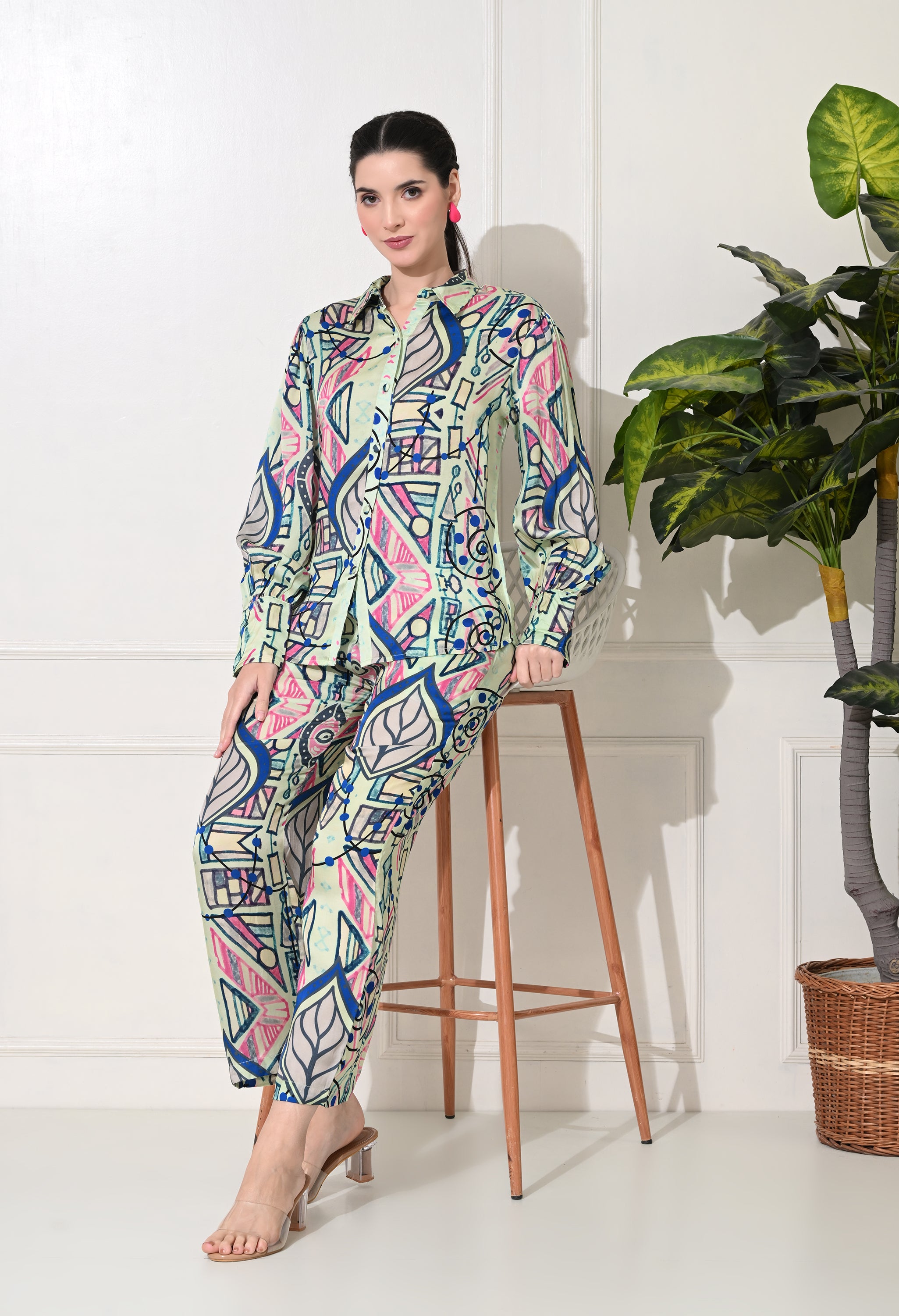 COTTON PASTEL PRINT CO-ORD SET